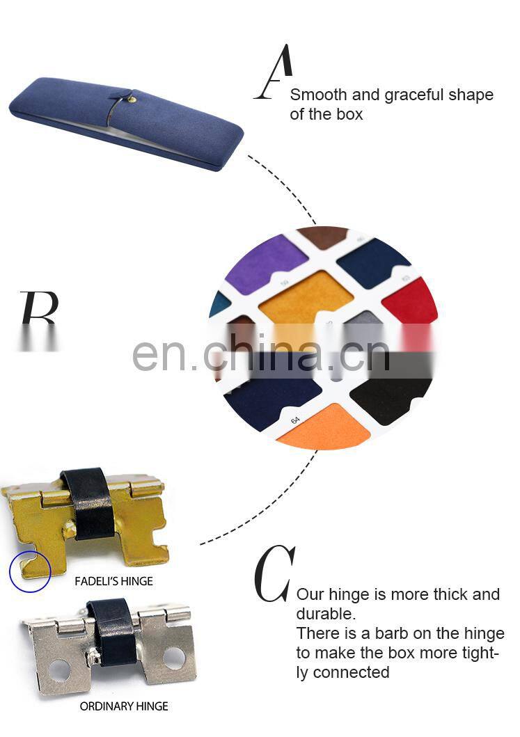 Custom Wholesale Luxury Dark Gray Jewelry Packing Bracelet Jewelry Box