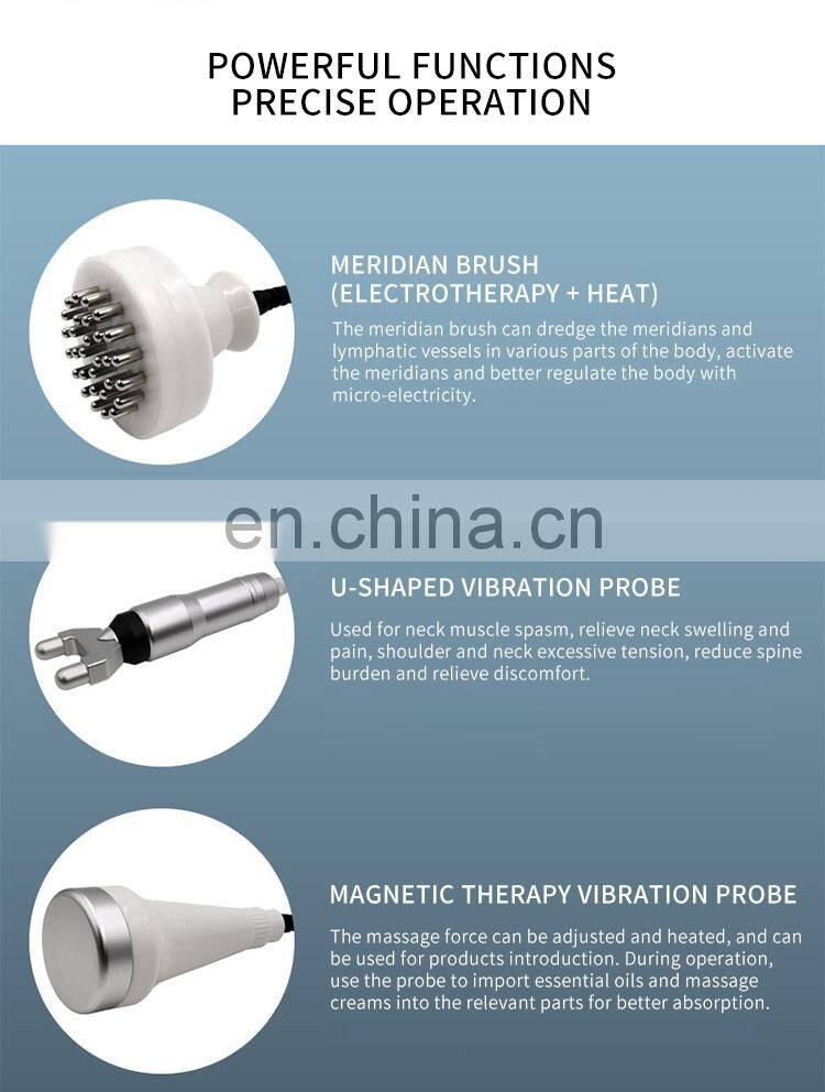 5 IN 1 Spine Physiotherapy Massage Health Care Instrument Vacuum Pressotherapy Lymph Drainage Magnetic Vibration Massage Machine
