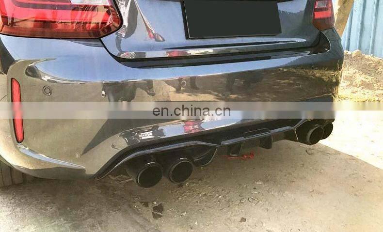 Runde Hight Quality Rear Lip For BMW M2 16-20 Carbon Fiber AK Style Rear Spoiler Lip