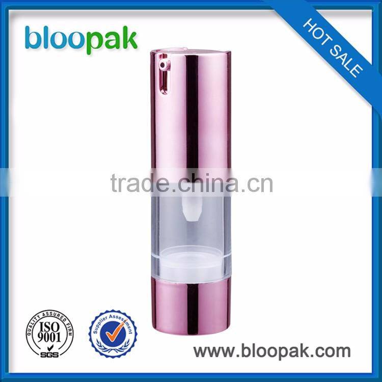 Manufacturer new design pet airless bottle,airless pump bottle