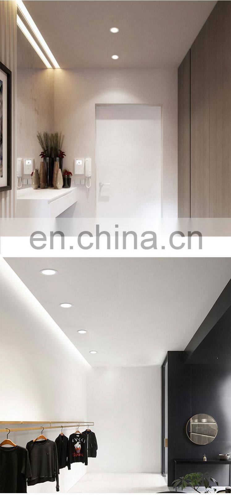 HUAYI High Performance SMD Recessed 3w 6w 10w 15w 18w 20w Square Round Indoor Living Room LED Panel Light