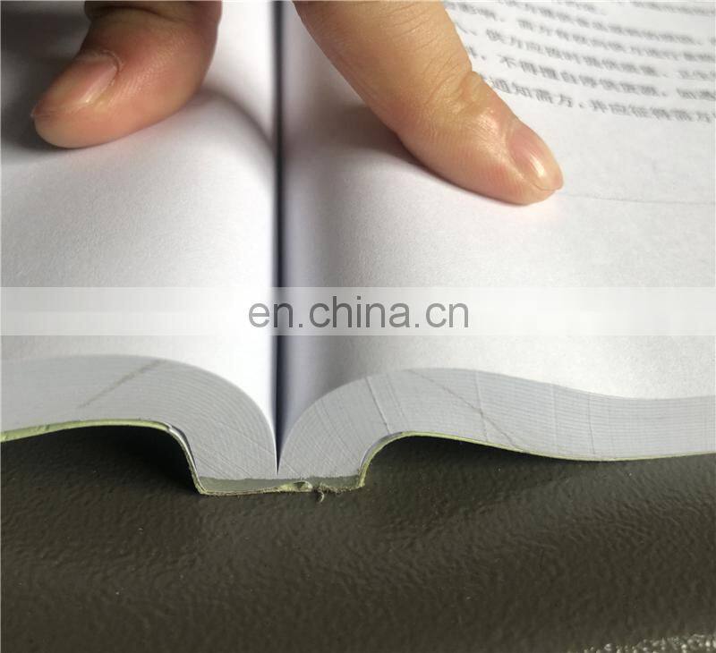 UK5 semi automatic Hot thermal glue spine book binder, hotmelt eva glue notebook binding machine