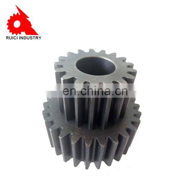 Small stainless steel metal double spur gear