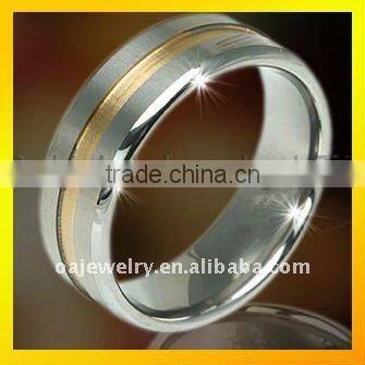 simple design tungsten carbide facet ring