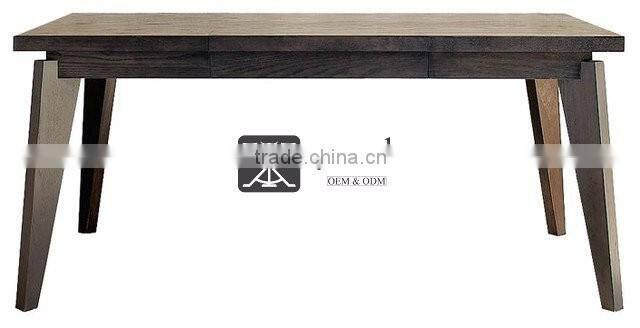 DT-056 Environmental Friendly Lacquer Solid Wood Long Dining Table