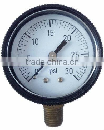 Y50A2 Standard Manometer With Special Plastic Case, Back Coonction