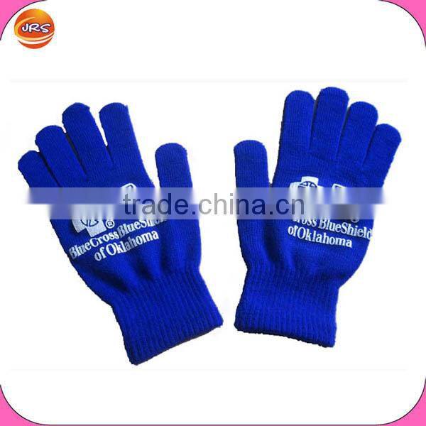Stretch knitted gloves for adults