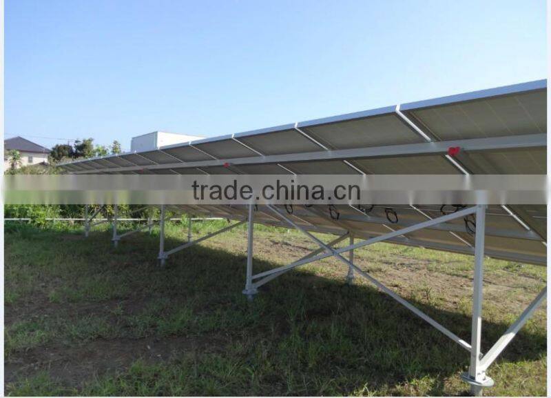 ground solar panel mounting system shelving aluminium photovoltaic power system