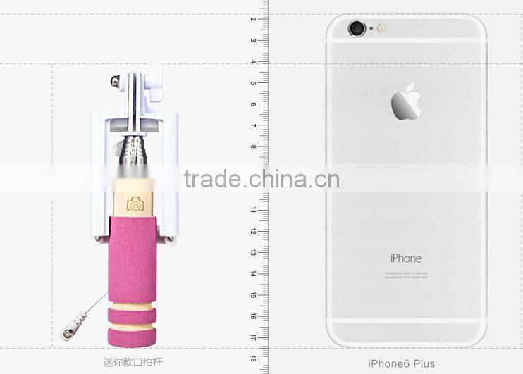 2016 innovative Bling colorful selfie stick for huawei ascend p6