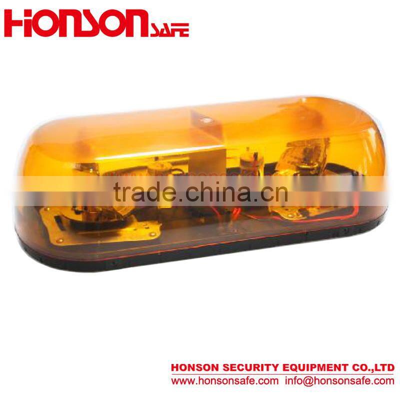HSM205 Rotator Amber Lens Emergency Warning Mini lightbar For Vehicle Car