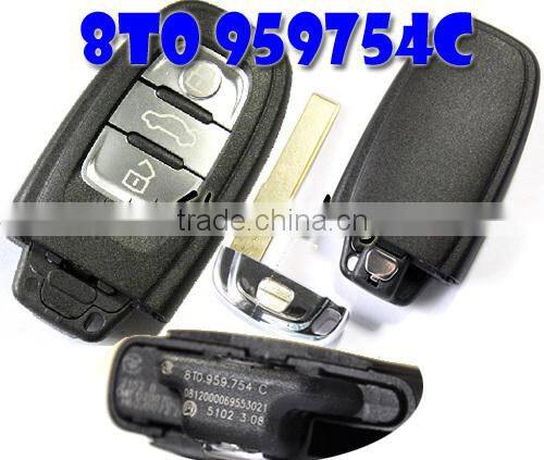 High quality 3 Button Remote Control (8T0959754C) for Aud A4L,Q5