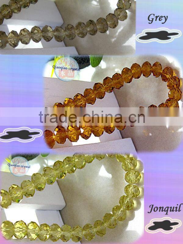 10mm faceted crystal rondelle bead for jewelry craft DIy making wholesale