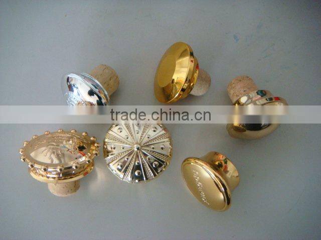 Golden cork stopper