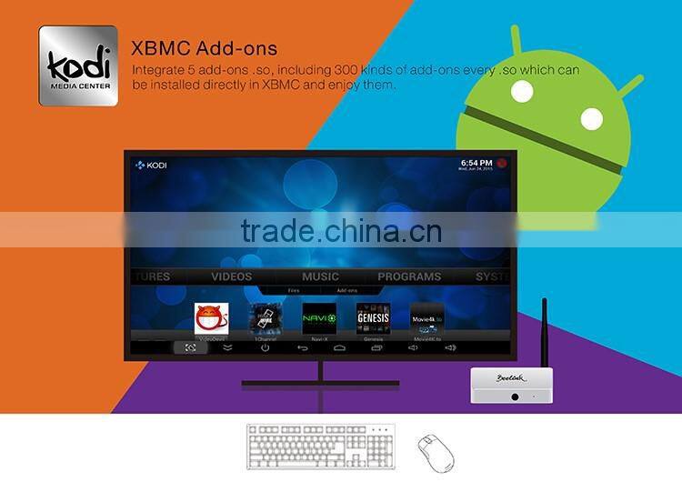 R68 TV Box RK3368 64Bits 4K*2K 1080P 2.4G/5G Wifi KODI/XBMC/Miracast/DLNA H.265 Streaming Media Player Remote Controller