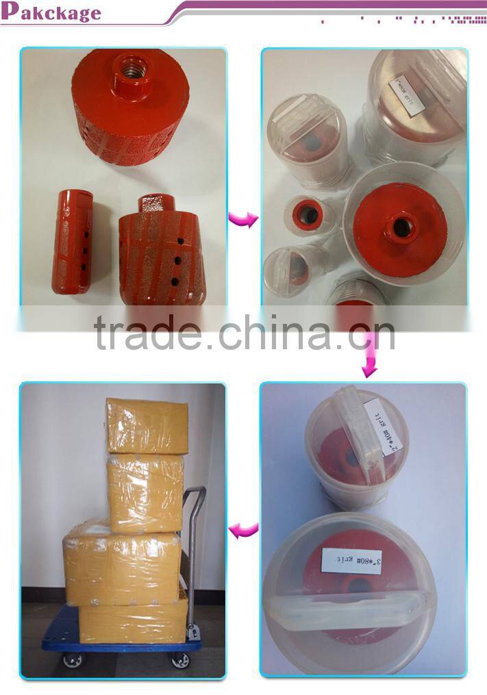 diamond core drill bit for drilling stone