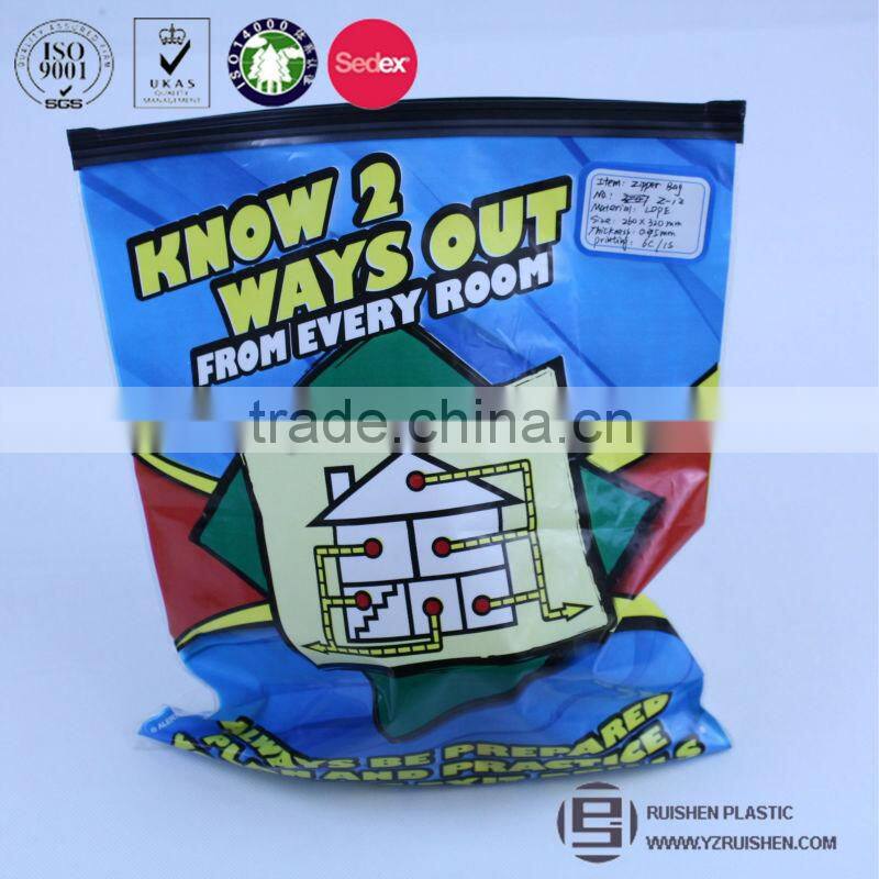 Hospital Use Medicine Packing Bag WIth Zipper Header