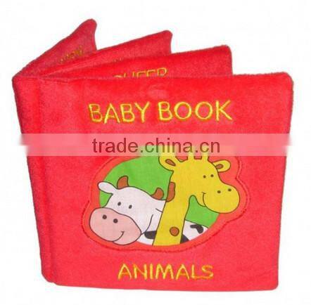 Baby Plush educational Book/colorful Plush baby book