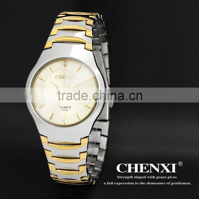 Newest Charming Watch Quartz Gold Plated Metal Watch Fashion 601AM&LGD