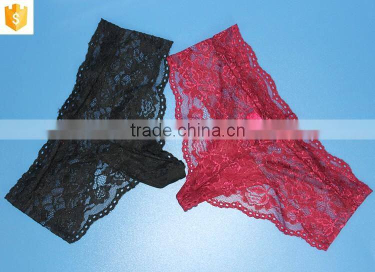 Wholesale black transparent panty,sexy lace underwear nighty wear
