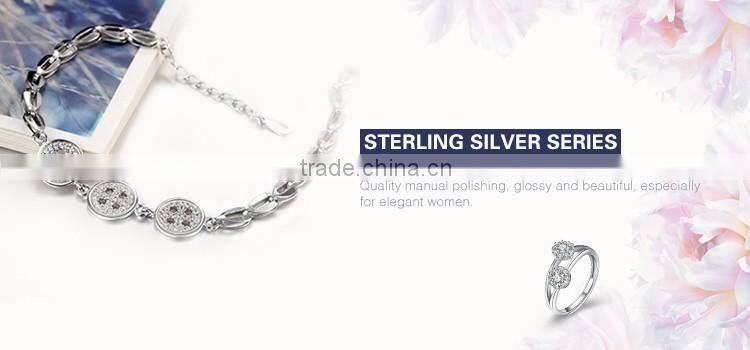 Simple sterling silver open rings for women