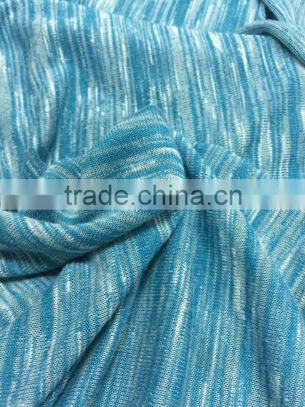 2015 high qulity RT slub jersey knit fabric for knitwear