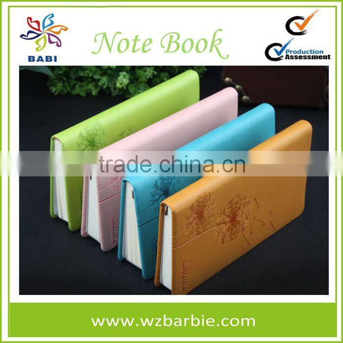 Dandelion PU Leather School Notebook/ Diary