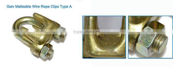 High Quality Heavy Duty Wire Rope Clips