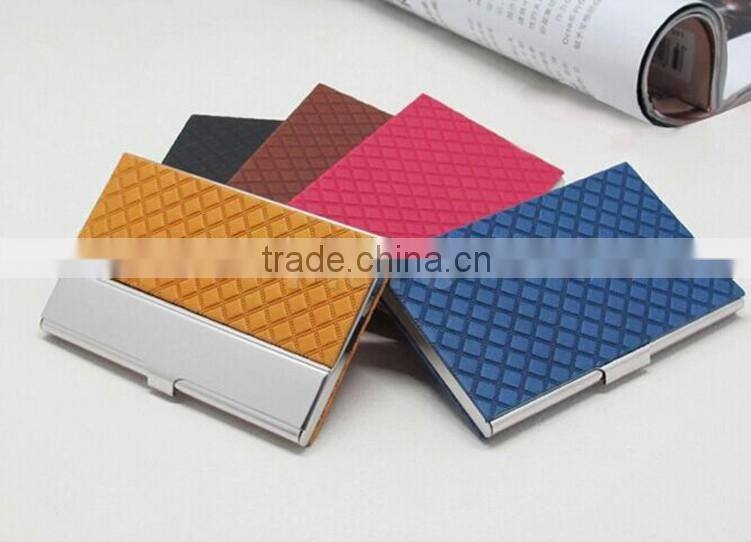 RFID card holder leather PU and magnet credit card holder