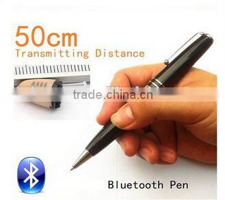 Metal Bluetooth Pen hidden Micro Earpiece For Communication