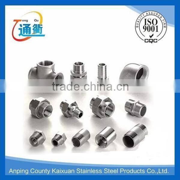 made in china casting stainless steel 304/316 union pipe fittings