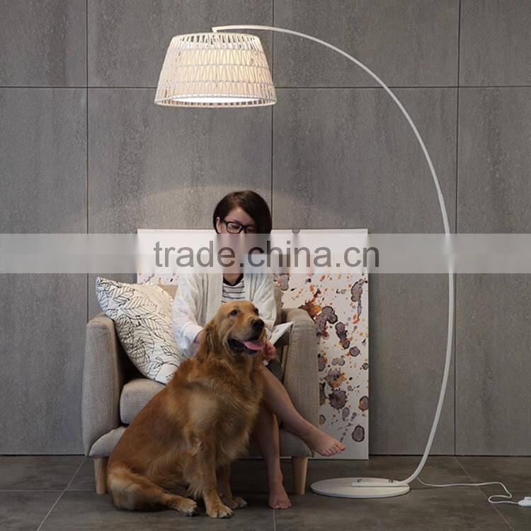high quality fabric shade modern floor lamp light for hotel