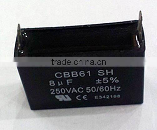 Good quality cbb61 capacitor 450v 450vac for fan, water pump, help motors start and run