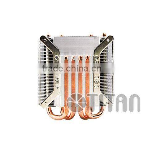 Hot sale 1.5U low height design 4 heat pipe CPU Cooling fan