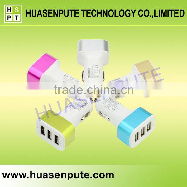 Alibaba Express Mobile Phone Car Charger, Triple Car Charger for Tablet