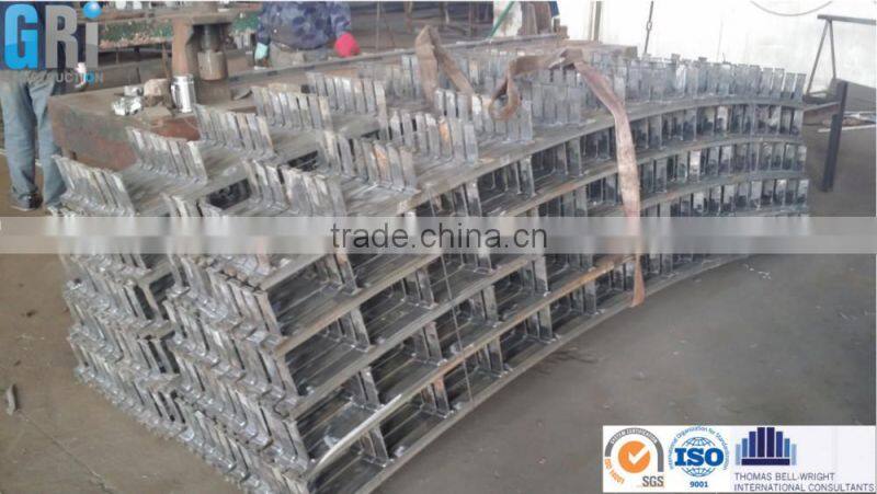 Hot rolled I welded anchor cast-in channel for railway and tunnel