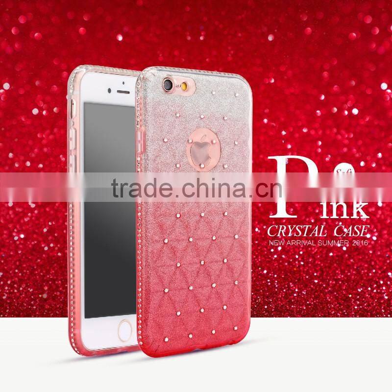 Wholesale phone cover glitter phone case for iphone6 plus