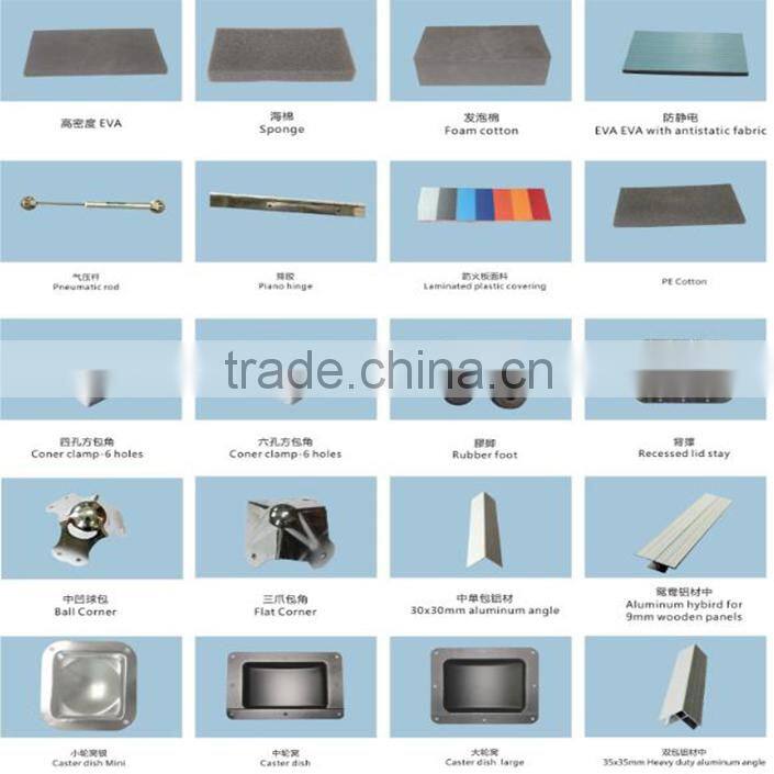 12U movable Rolling Head Case