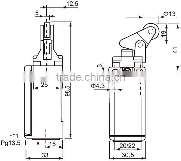 CNTD High Margin Products Plastic Limit Switch For Lifts For Elevator Parts