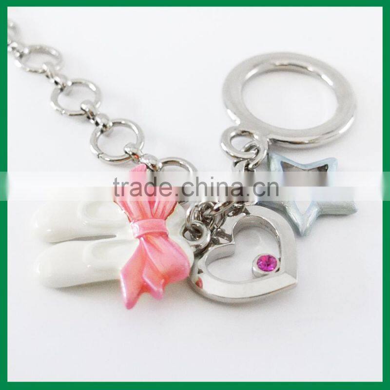 Feminine Ballet Zinc Alloy Chain Bracelet