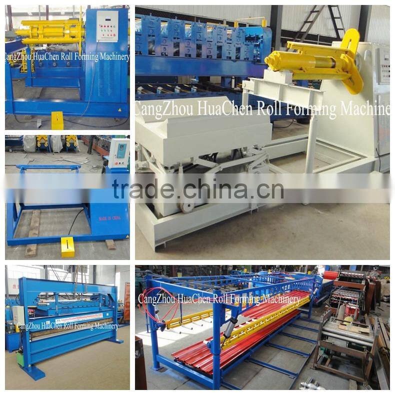 europen ce certificate double layer steel plate roll forming machine manufacturers