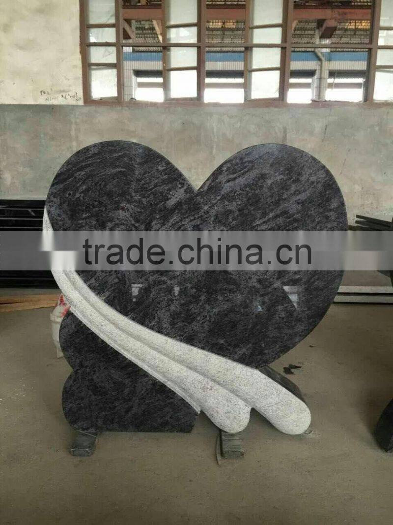 Heart shape headstone tombstone