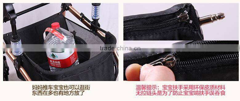2016 New Design Travel System Type Deluxe 2 in 1 baby stroller with 360 swivel wheel