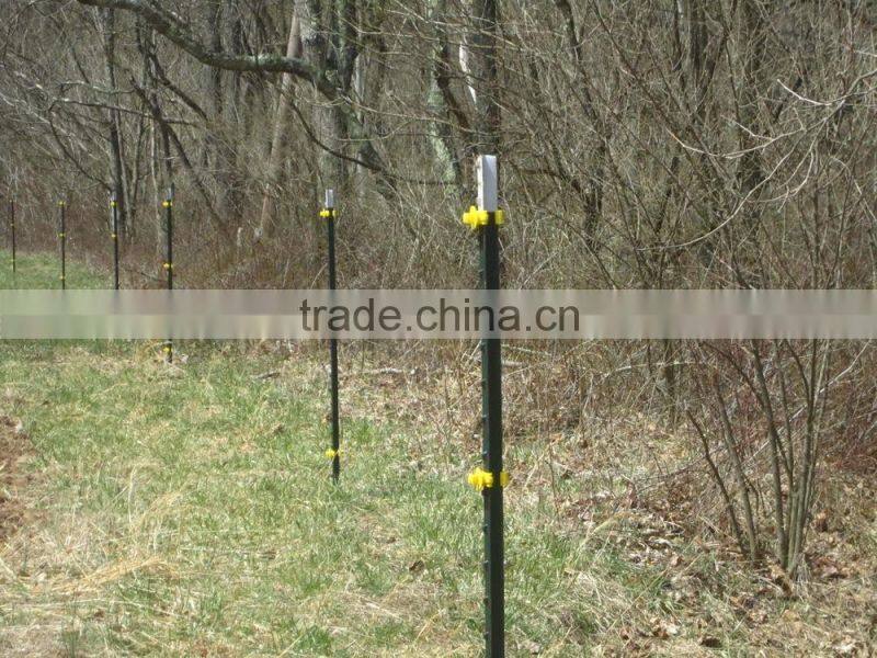 Galvanized HD T-Post With Plate