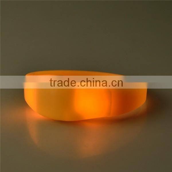 sound control event led bracelet custom logo concert event led bracelet