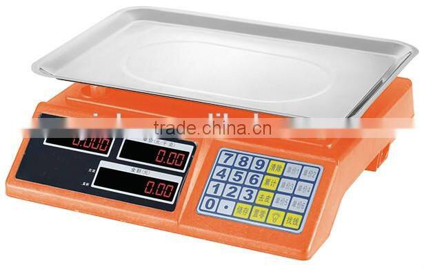 Yongkang Yinhe supply 40kg electronic price computing scales ,housing, 100%ABS