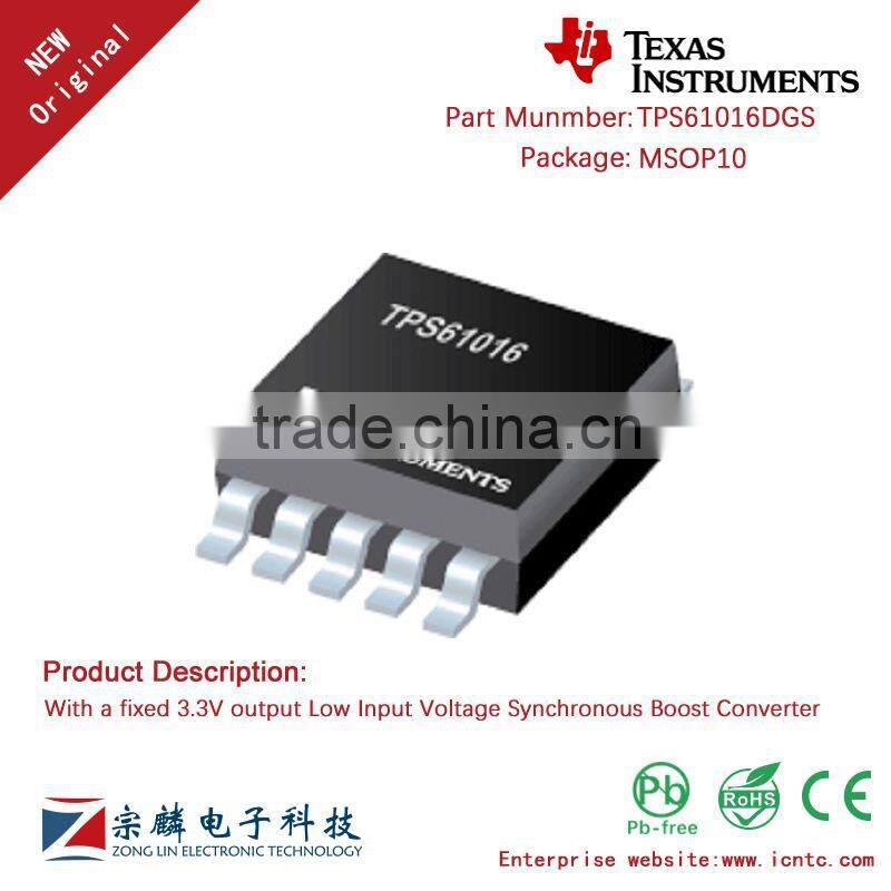 Genuine Original TPS61016DGS MSOP10 TPS61016 Synchronous Boost Converter