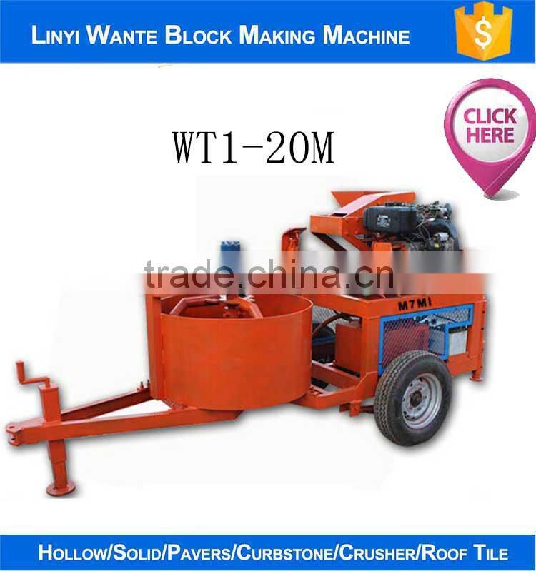 WT2-20M hot selling interlocking block machine/hydraulic pressing brick machine