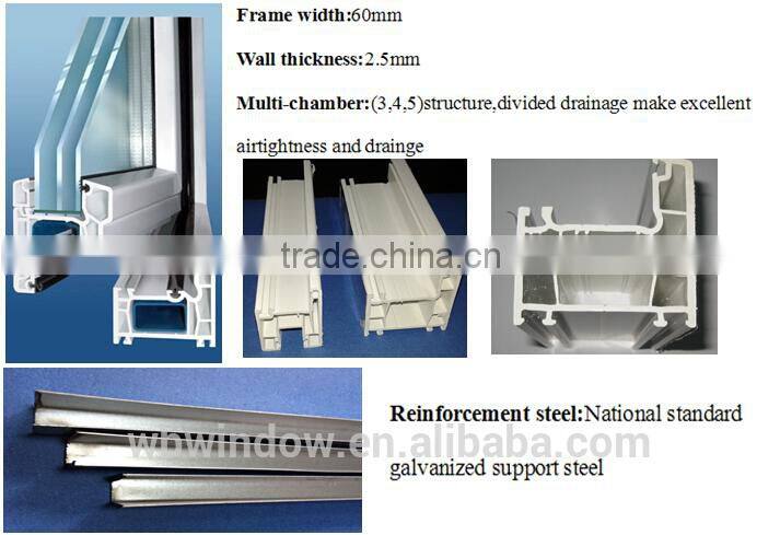 2016new product patio PVC/UPVC serise glass folding doors with grill design,PVC/UPVC grill designs bi-fold doors