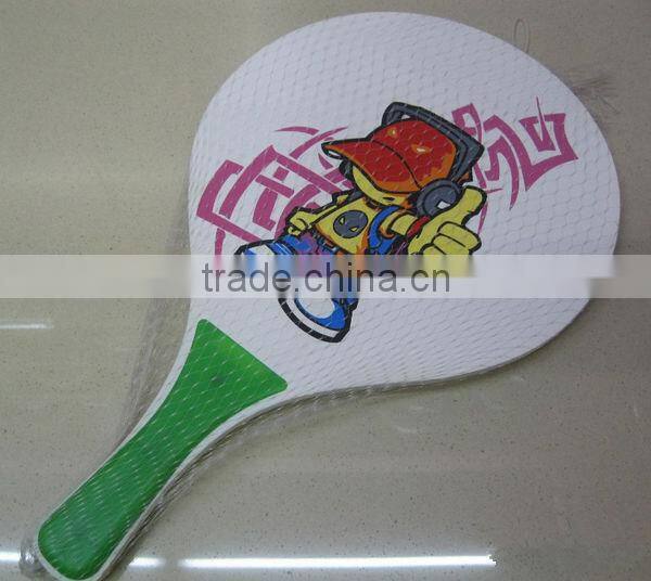 Cheapest & Best Quality Wood Colorful Beach Rackets /Bats/Sets/Beach Ball set