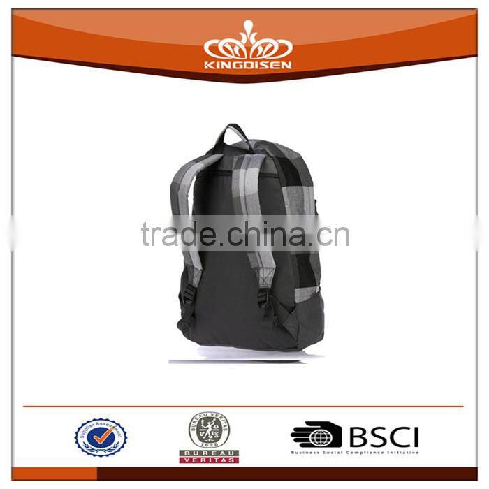 unisex grid series leisure backpack